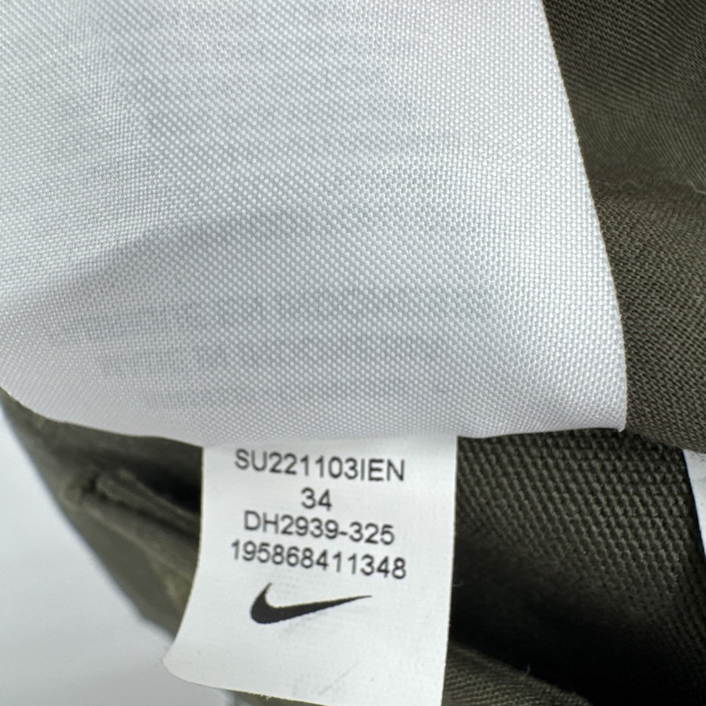 Nike SB Shorts Mens Size 34 Cargo Chino Army Green 'DH2939-325' Pockets EUC - Picture 8 of 13